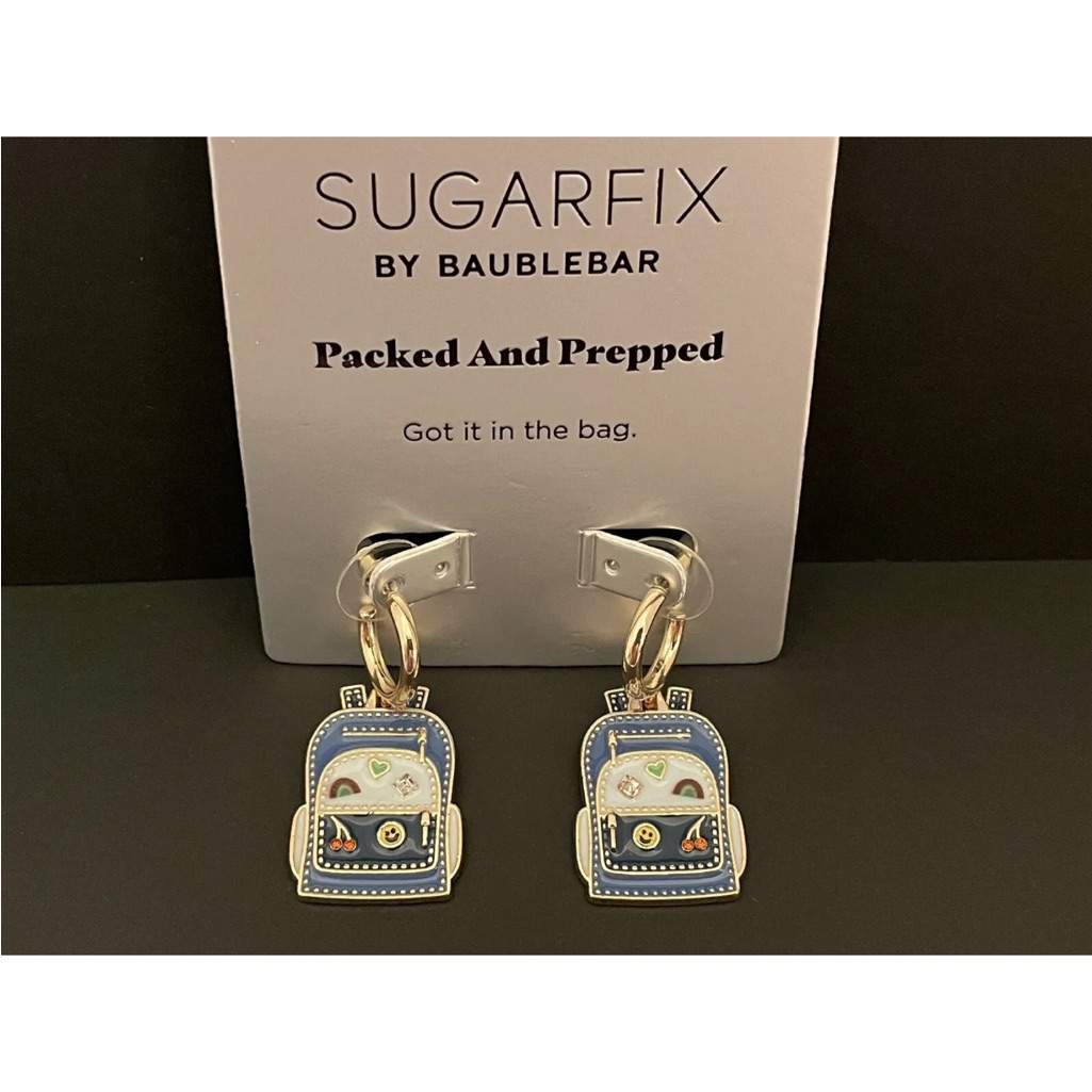 Sugarfix By Baublebar Packed And Prepped Back Pack Statement Earrings